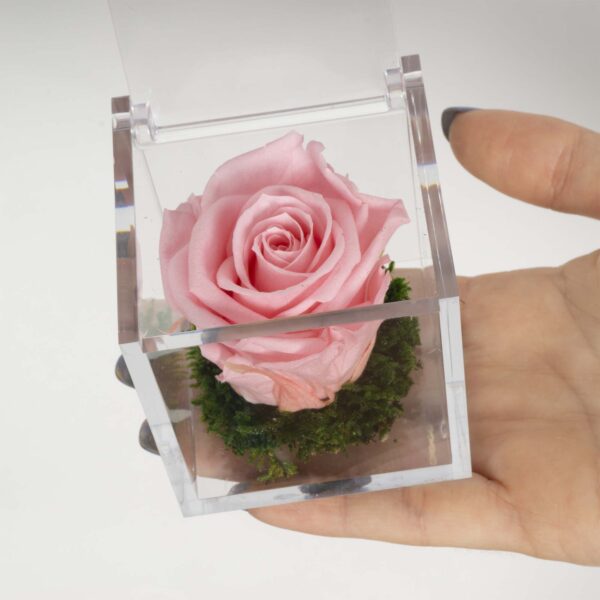 Bomboniera Box Rosa pastello stabilizzata - immagine 4